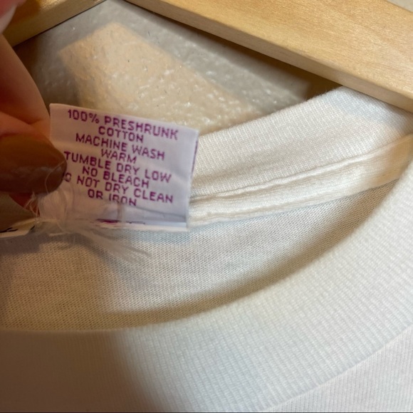 Vintage Single Stitch Tennis Embroidered T-Shirt Unisex Size Large - Picture 9 of 10